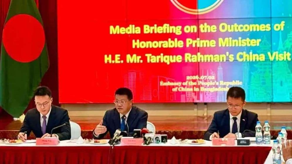 তিস্তা প্রকল্পে বাংলাদেশকে সহায়তার আশ্বাস চীনের
