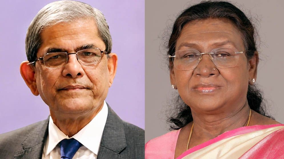 মির্জা ফখরুলকে অভিনন্দন জানিয়ে যা বললেন ভারতের রাষ্ট্রপতি image