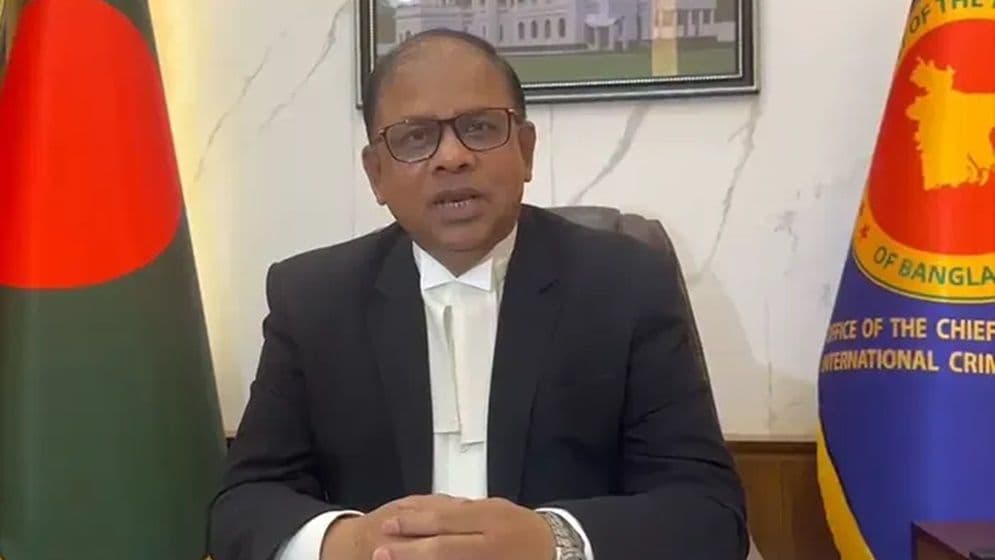 হাসিনার মৃত্যুদণ্ড বাতিল চেয়ে চিঠি পাঠানো আদালত অবমাননাকর: চিফ প্রসিকিউটরImage