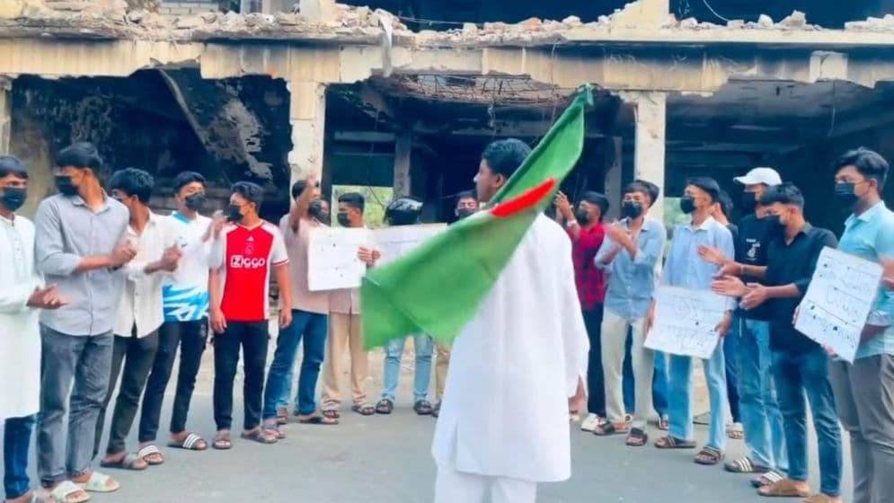 ভোলায় ছাত্রলীগের ঝটিকা মিছিল