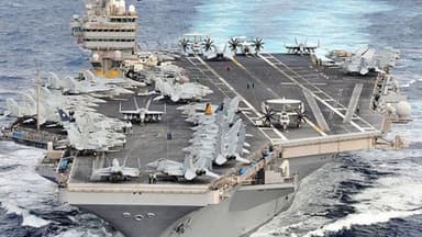 মার্কিন বিমানবাহী রণতরীতে ফের হামলার দাবি ইরানের image