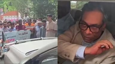 স্বাস্থ্য প্রতিমন্ত্রীর গাড়ি আটকিয়ে স্থানীয়দের বিক্ষোভ image