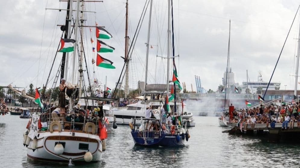 গাজার উদ্দেশে আবারও ‘গ্লোবাল সুমুদ’ ফ্লোটিলাImage