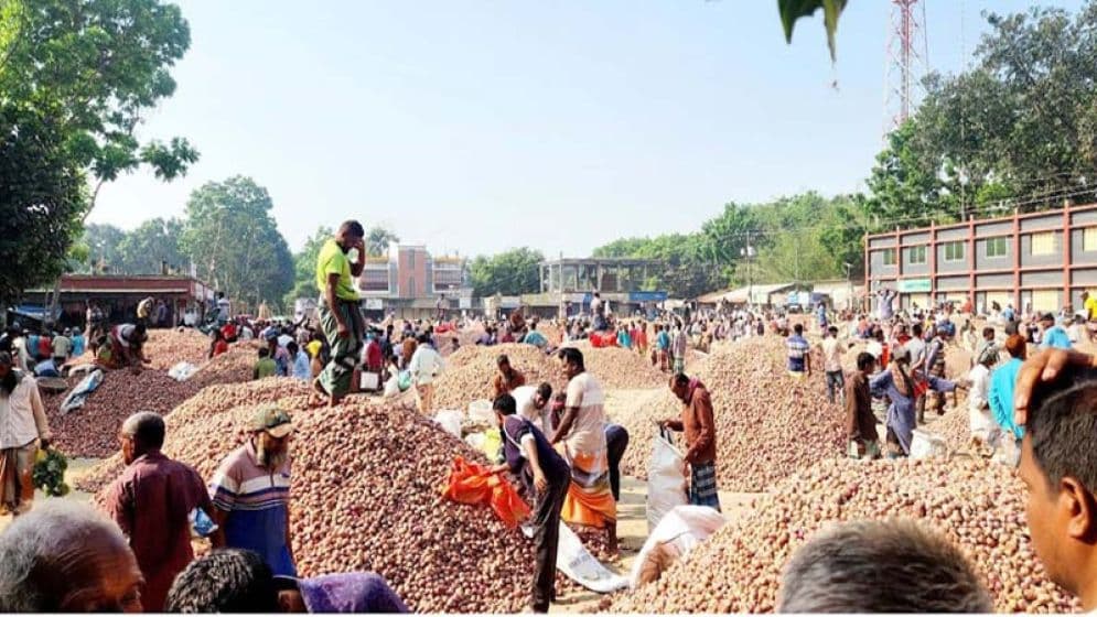 রাজশাহীতে পেঁয়াজের কেজি ৫ টাকা