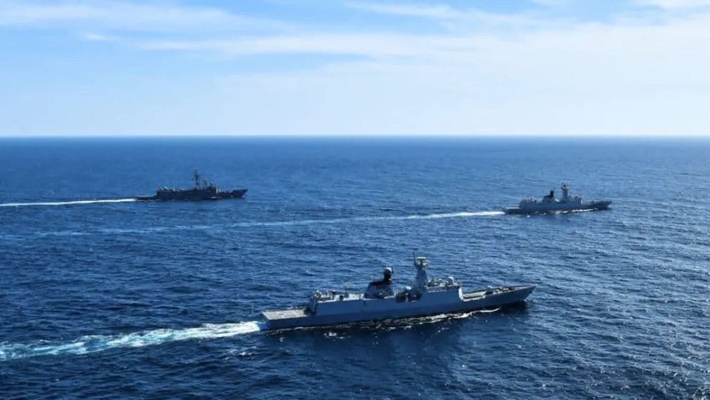 আরব সাগরে পাকিস্তান ও চীনের নৌ মহড়াImage