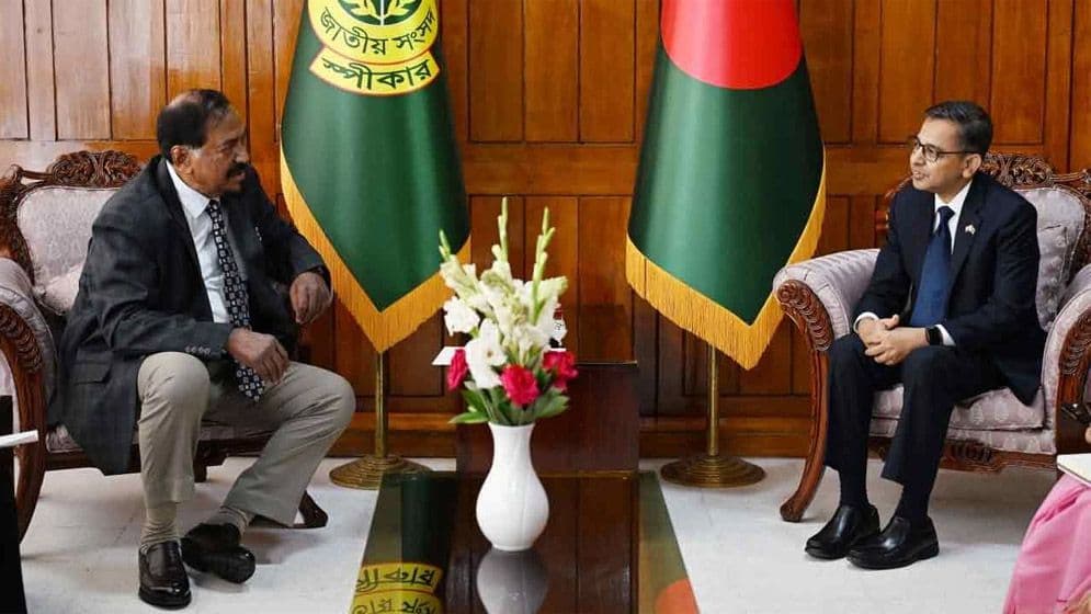 স্পিকারের সঙ্গে ভারতীয় হাইকমিশনারের সাক্ষাৎ