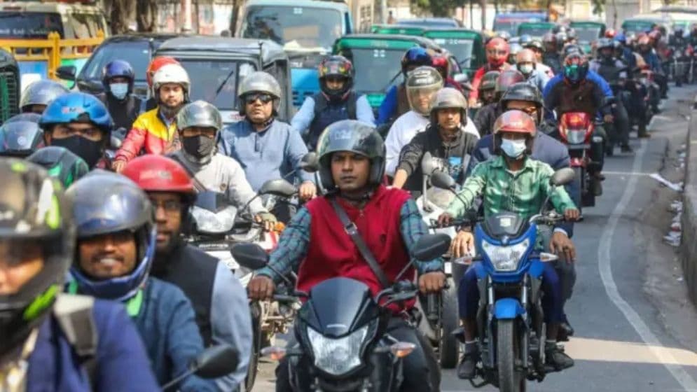 মোটরসাইকেল মালিকদের থেকে অগ্রিম আয়কর যেভাবে আদায় করা হবে