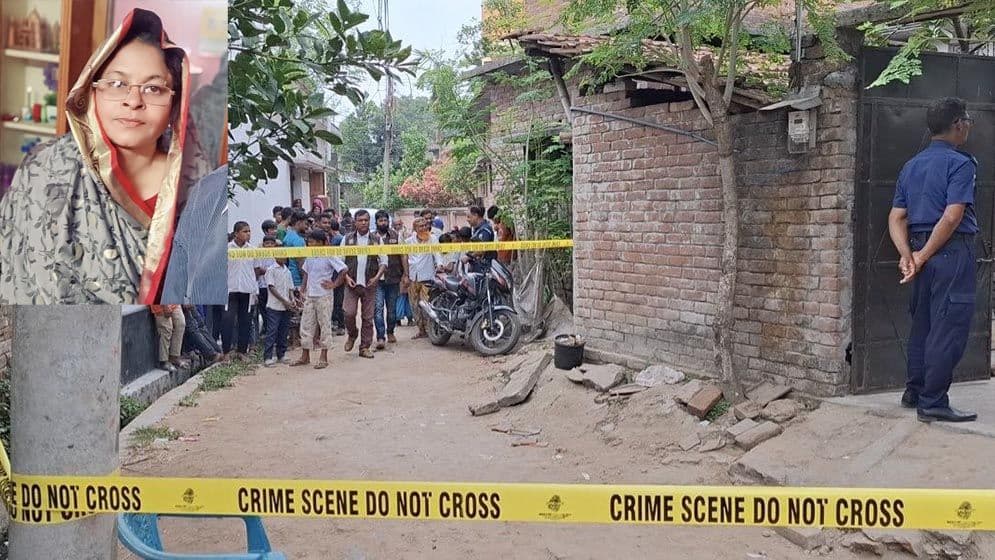 ছাত্রীর বাড়িতে গৃহশিক্ষিকার বস্তাবন্দি লাশ