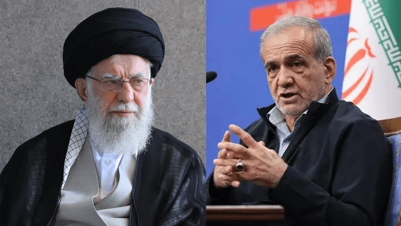 খামেনি-পেজেশকিয়ানের অবস্থান লক্ষ্য করে ইরানে যৌথ হামলা